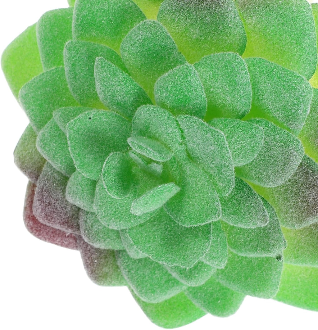 LUOZZY 15 Pcs Mini Fake Succulents Unpotted Realistic Faux Greenery for Wedding Home Decor Tiny Fake Plants for DIY Crafting and Party Centerpieces