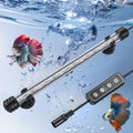 Pawfly 3 W Aquarium LED Light 11 Inch Underwater Fish Tank Light with Timer Auto On/Off Fish Tank Background Lights with 8 Lighting Modes Submersible Multi-Colored Tube Lights for Decoration