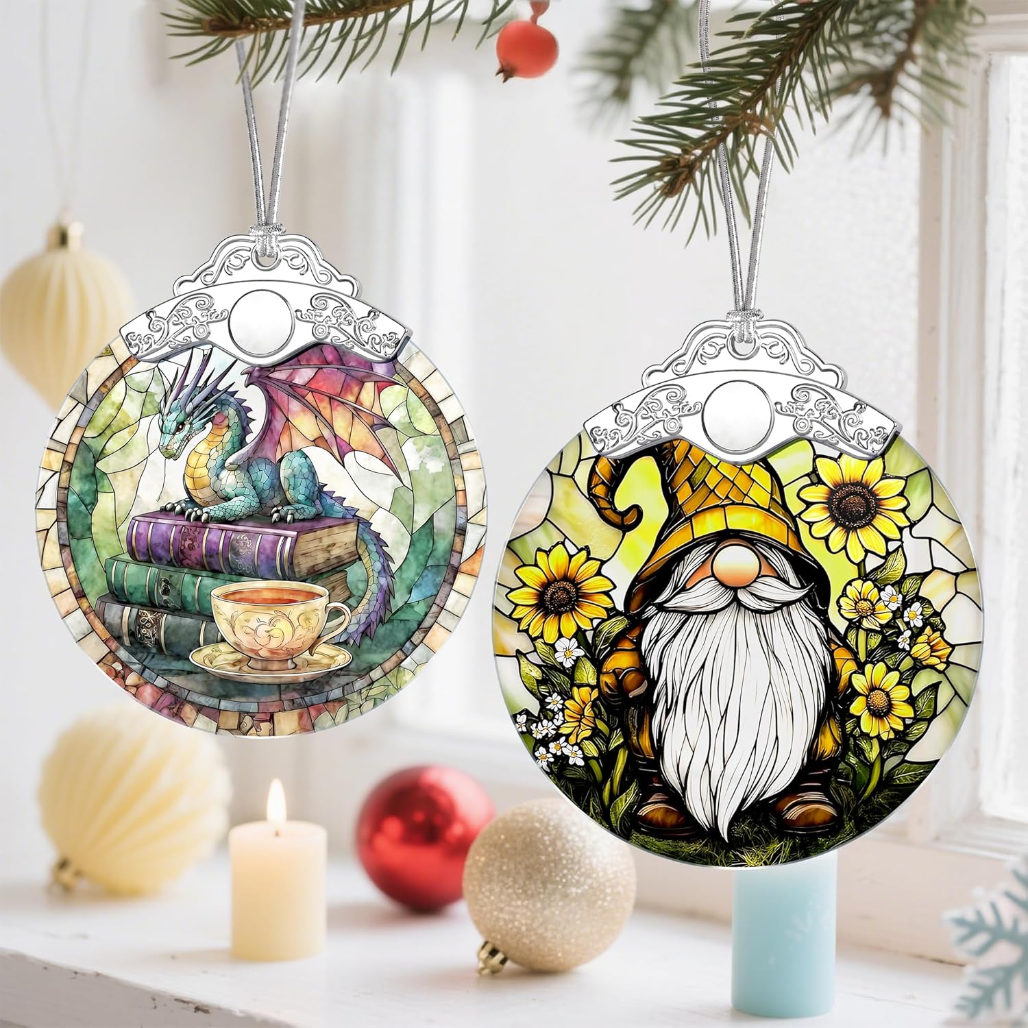 Christmas Ornament, Christmas Tree Ornaments, Keepsake Ornaments, Holiday Decor, Holiday & Xmas Gifts, Gifts for Garden Lovers & Gnome Lovers - Gnome-Theme