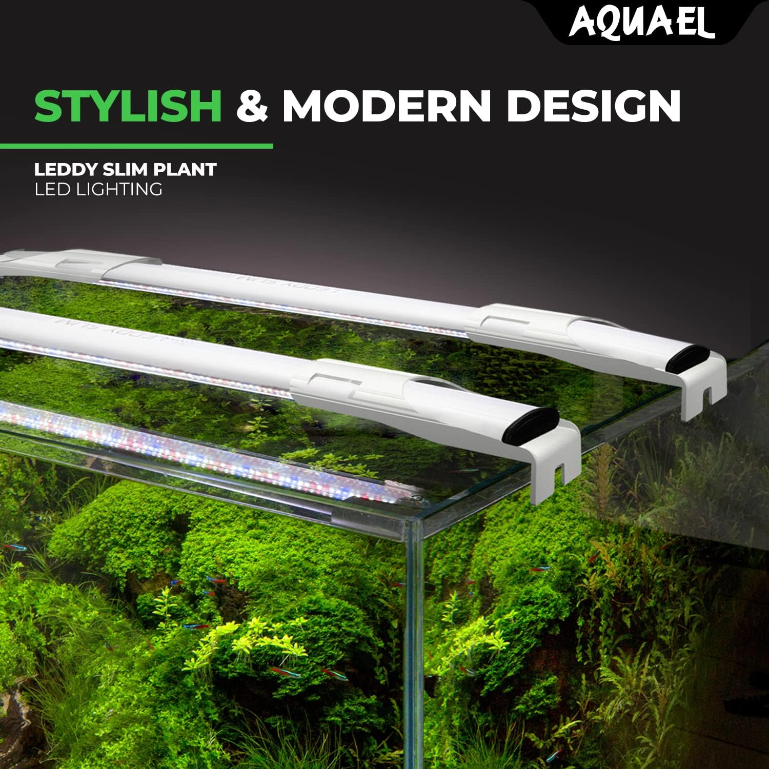 Aquael Leddy Slim Plant Premium Aquarium Light (White, 5W 8"-11.75")