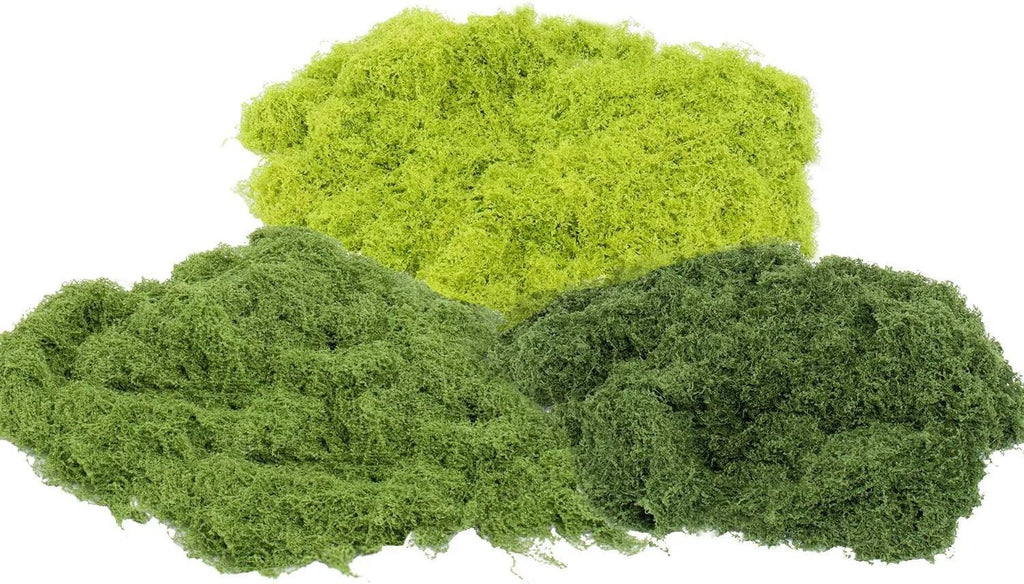 KEYUSHOP Fake Green Moss for Potted Plants 5.3 OZ Preserved Reindeer Moss Craft Decorative Artificial Moss for DIY Decorative Moss Table Centerpieces Decor Wall Art