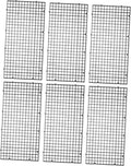 6pcs Aquarium Fish Tank Isolation Divider Grid Plate Plastic Filtration Mesh Easy to Install for Betta and Shrimp Breeding