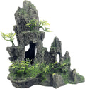 Aquarium Decorations Large and Tall Large Aquarium Decoration for Fish Tank Decorations Fish Tank Ornaments Mountain View Stone Ornament Tree Rock Cave Artificial Fishtank Ornament