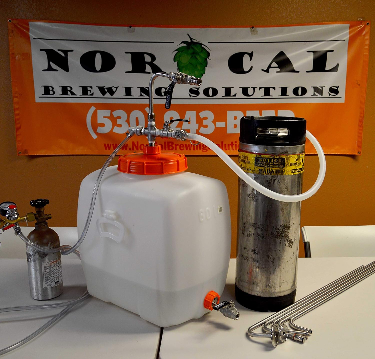 Speidel Plastic Fermenter or Storage Tank CO2 Transfer Kit