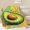 Avocado Throw Blanket Avocado Stuff Gifts for Kids Girls Boys Adults Women Man Soft Cozy Warm Plush Fluffy Fuzzy Fleece Blanket Decor 40''X50''