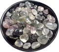 Polished Green Phantom Quartz Crystal Set, 0.4", 128 Pcs - Handpicked Tumbled Stones and Crystals Bulk for Healing, Reiki, Meditation, Witchcraft and Home Decor, 0.39-0.47 Inch