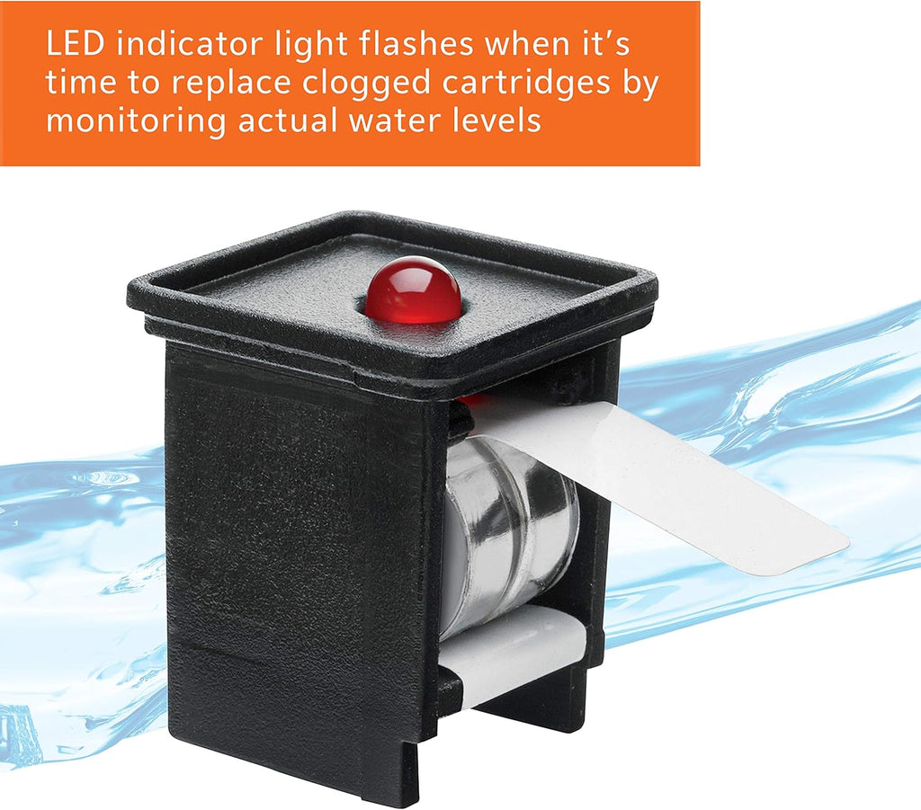 Aqueon QuietFlow 50 LED PRO Aquarium Fish Tank Power Filter For Up To 50 Gallon Aquariums