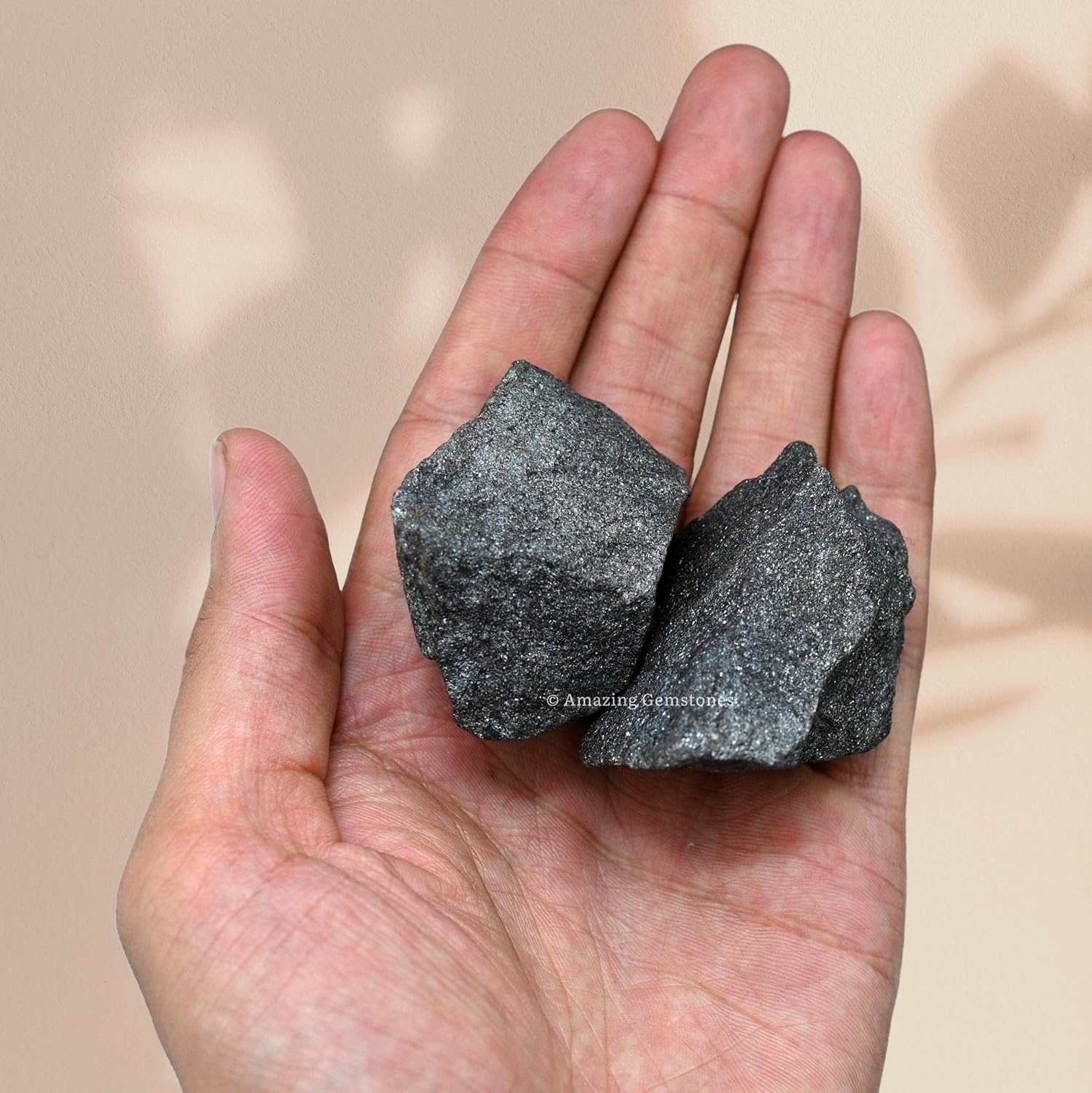 Amazing Gemstone Hematite Raw Crystals and Healing Stones, Natural Rocks for Tumbling and DIY Raw Stones and Crystals (1 LB)