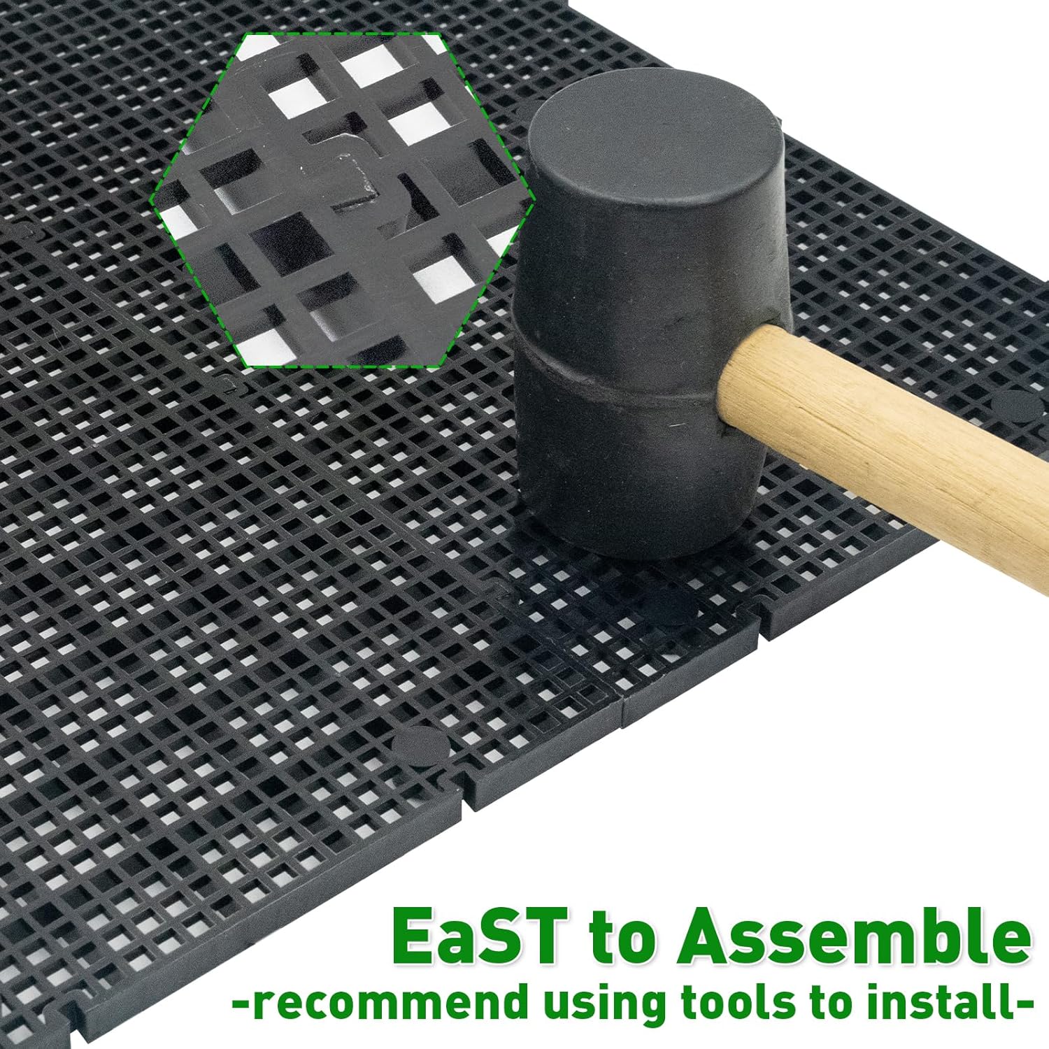 LINLAN 6 Pieces High-Density Aquarium Grid Plastic with 36 Brackets, Fish Tank Divider, Egg Crate for DIY Filtration and Bottom Protection in Aquascaping