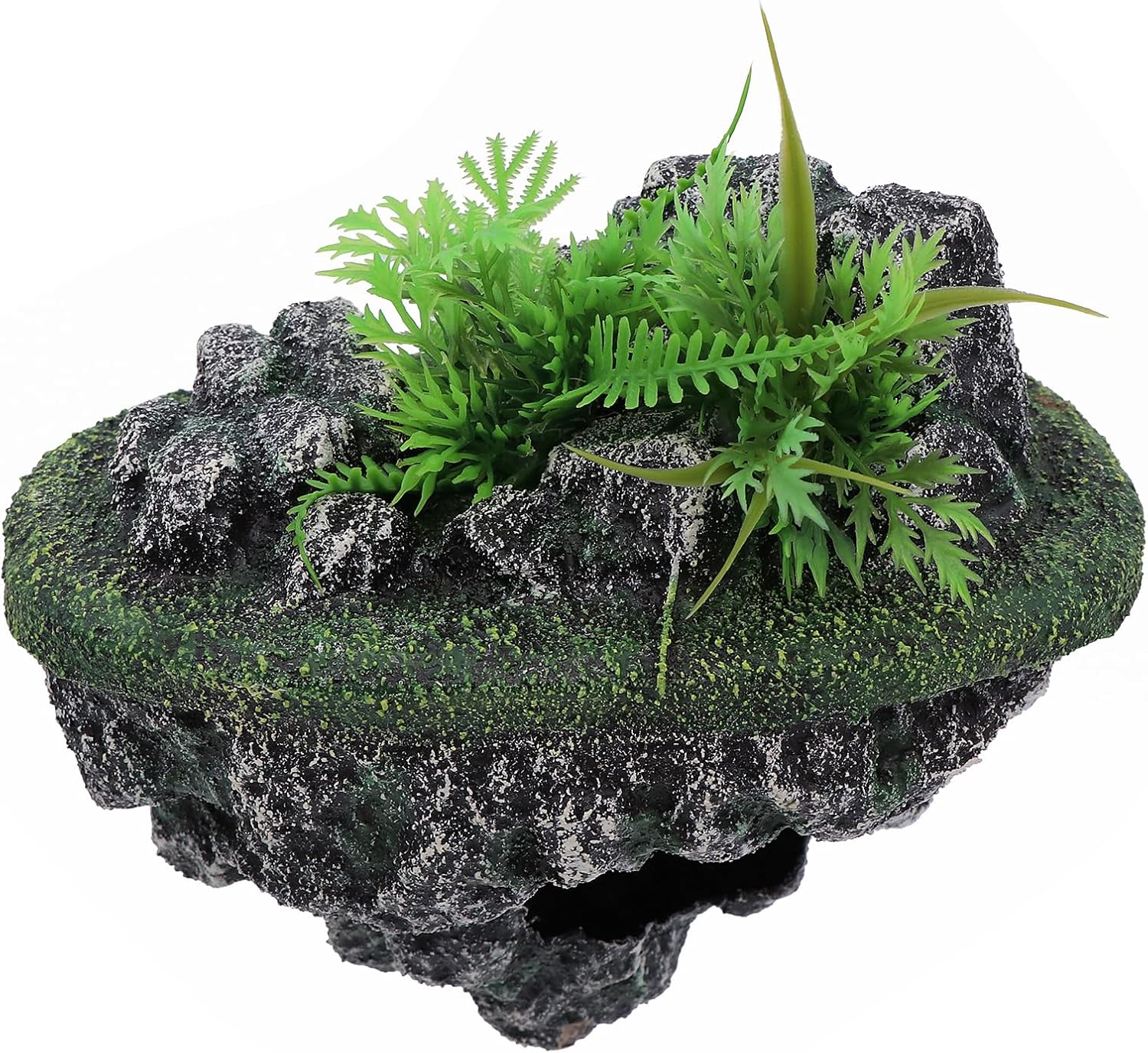 AQUA KT Turtle Floating Rock Tortoise Dock Basking Island Platform for Aquarium Pond Terrarium Habitat Decoration