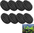 Swess 8Pack Foam Filter Pads, FX4 Filter Media Compatible with Fluval FX4/FX5/FX6 Canister Foam & FX6 Carbon Filter Pads Replacement, Aquarium Filter Accessories (6.69 x 6.69 x 1.57 Inch, Black)