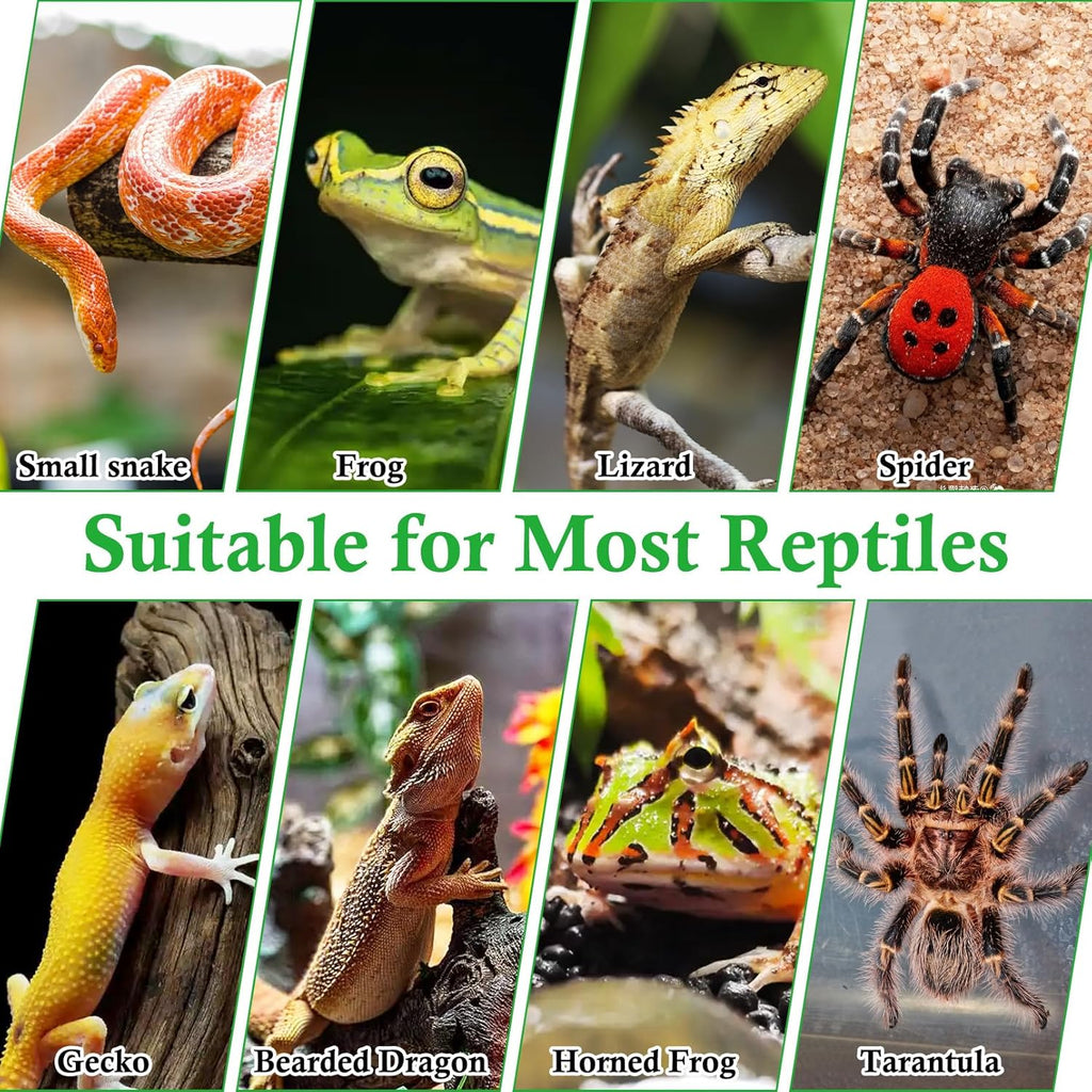 Snake Climbing Branch, 2 Pcs Resin Reptile Corner Branches for Climbing with Suction Cup, Bearded Dragon Tank Plant Decor Gecko Enclosure Ornament Terrarium Accessories for Lizard Corn Snake