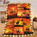 Giraffe Throw Blanket Giraffe Stuff Gifts for Kids Girls Boys Adults Women Men Soft Cozy Warm Plush Fluffy Fuzzy Fleece Blanket Decor 40''X50''