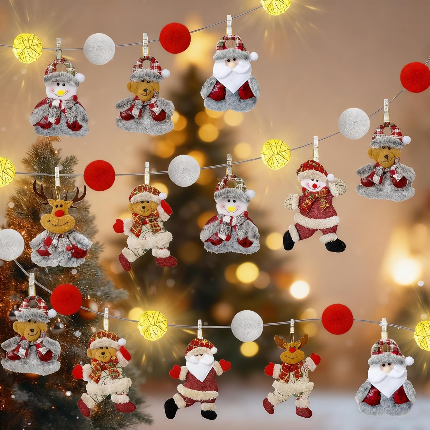 Christmas Decorations Battery USB Christmas Strip Lights