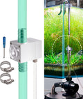 External Inline CO2 Diffuser Atomizer Aluminum Alloy for Planted Aquarium 12 mm