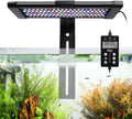 hygger Small Clip On Aquarium LED Light Custom Daylight-Moonlight & 24/7 Mode, 12-18 in Full Spectrum 8 Colors Adjustable Brightness Planted Fish Tank Light