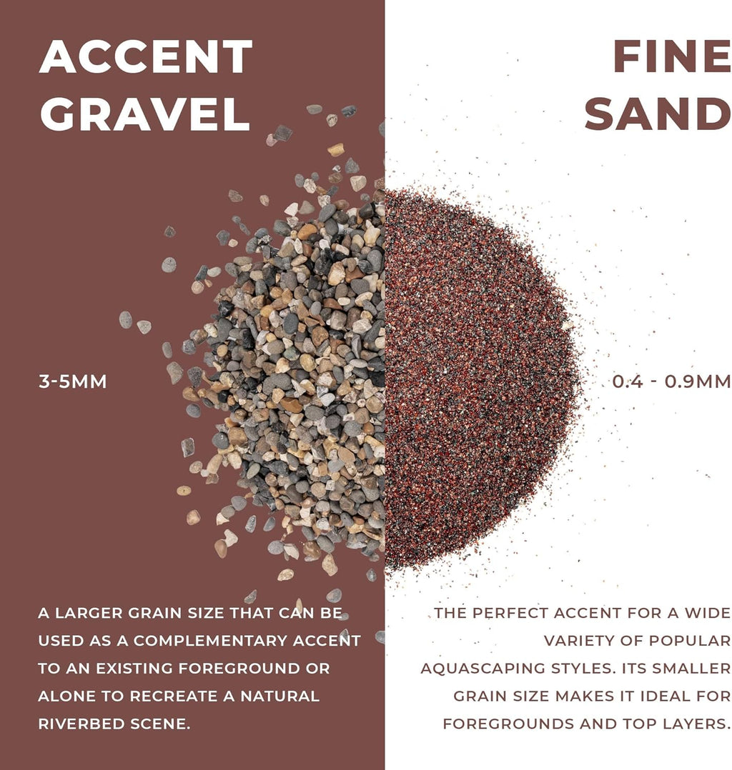 UNS Controsand - Pacifica, 8L - Natural Freshwater 0.4-0.9mm Dark Reddish Sand for Aquascaping Planted Tanks - Aquarium, Terrarium, Paludarium Substrate for Betta, Shrimp, Fish, Jumping Spider, Turtle