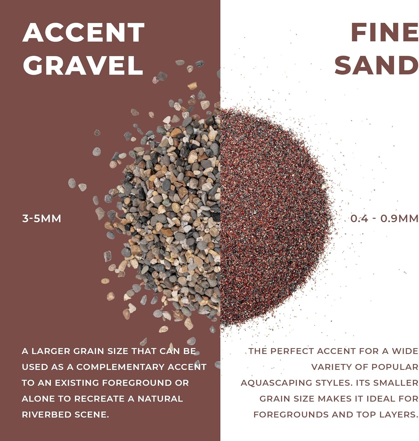 UNS Controsand - Pacifica, 8L - Natural Freshwater 0.4-0.9mm Dark Reddish Sand for Aquascaping Planted Tanks - Aquarium, Terrarium, Paludarium Substrate for Betta, Shrimp, Fish, Jumping Spider, Turtle