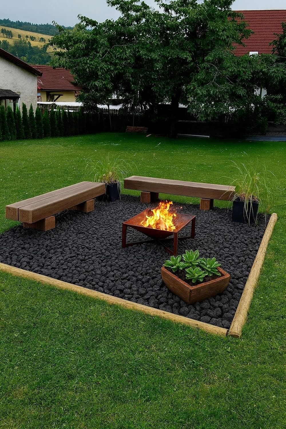 Black Lava Rocks 18-20LB Bag | 1–3 Inch | Natural Volcanic Stones for Landscaping, Pathways, Borders, Mulch, Aquariums, Hydroponics & Zen Gardens | Covers 0.5 Cu Ft