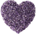 LAIDANLA Amethyst Crushed Stone Crystal Chips Bulk Natural Gemstones Healing Reiki Crystals Mini Quartz Vase Filler Aquarium Gravel 100g
