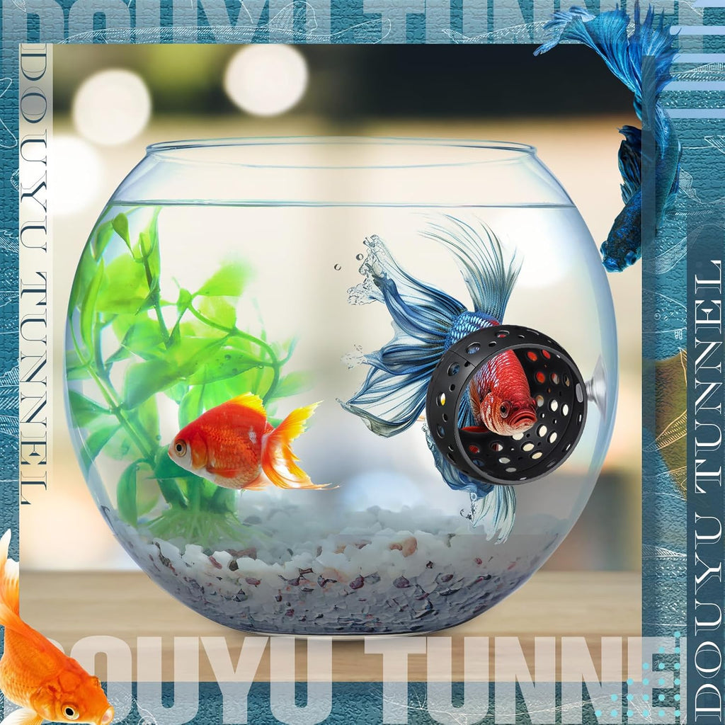 Honeydak 2 Pcs Betta Bulb Hide Betta Fish Tank Ornament Accessories Fish Toys Hammock Aquarium Cave with Suction Cup for Safe Hollow Small Tank, Habitat, Shrimp Hideout, Aquatic Decor