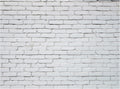 VitalCozy 10 x 8 Ft Christmas Brick Wall Backdrop for Photoshoot Polyester Fabric Brick Backdrop Background for Fireplace Home Decoration Newborn Birthday Party (White)