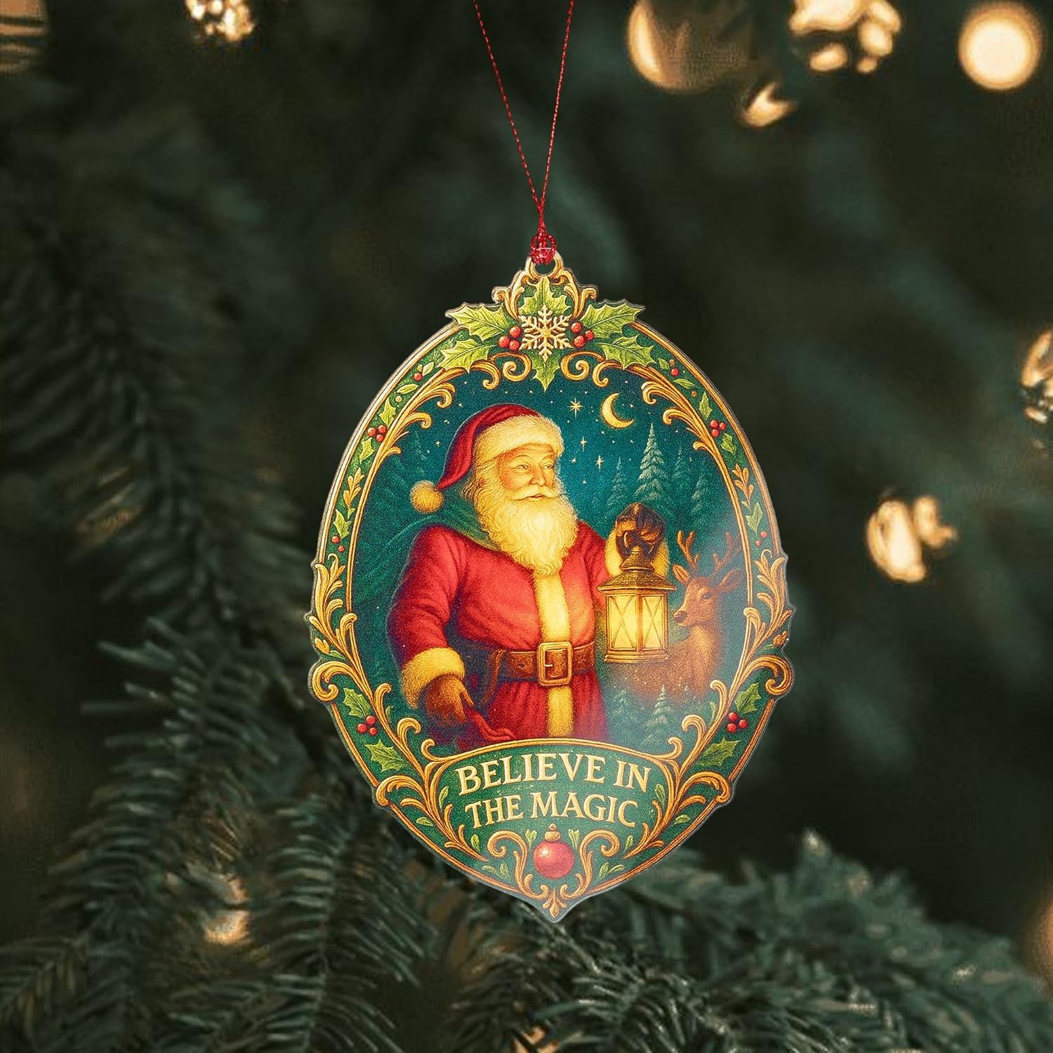 Funny Christmas Santa Ornaments 2025 - Santa Ornaments for Christmas Tree - Christmas Ornaments - Nostalgic Christmas Decorations - Old World Christmas Ornaments - Christmass Ornament