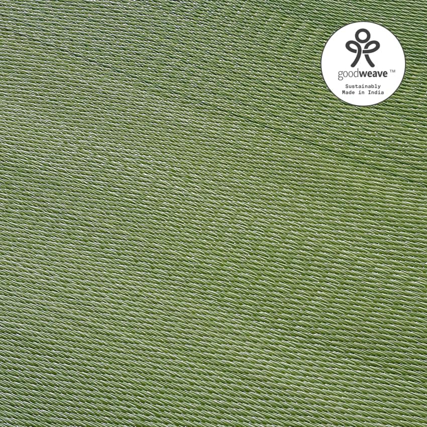 Fab Habitat Ombre Outdoor Rug - Waterproof, Fade Resistant, Crease-Free - Premium Recycled Plastic - Striped - Patio, Porch, Deck, Balcony - Big Sur - Green - 3 x 5 ft