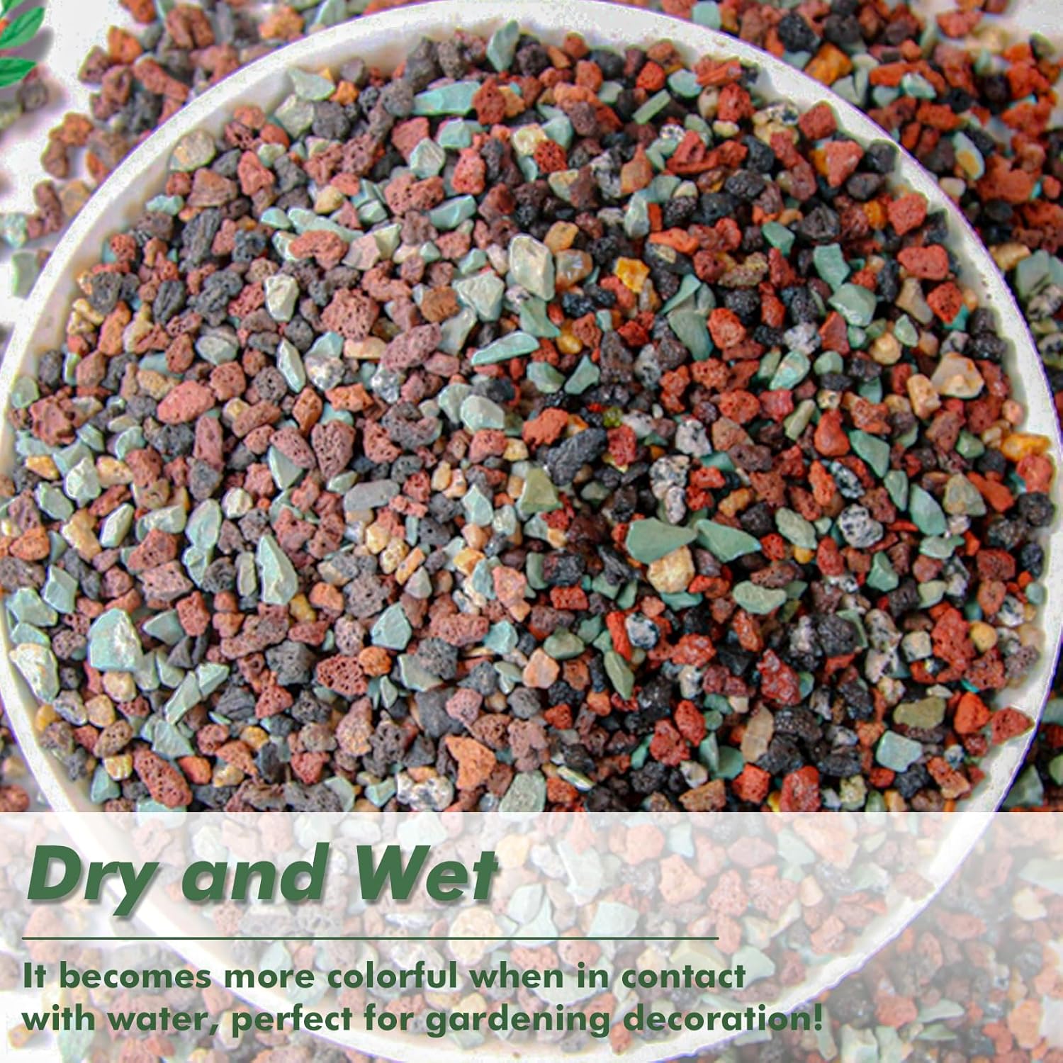 6.6 Pounds Mix Horticultural Lava Rocks, 5-8 mm Lava Rocks for Plants, Bonsai Rocks Horticultural Grit Soil Cover Gravel for Succulents and Hydroponics, Fairy Gardening, Top Dressing, Plant Drainage