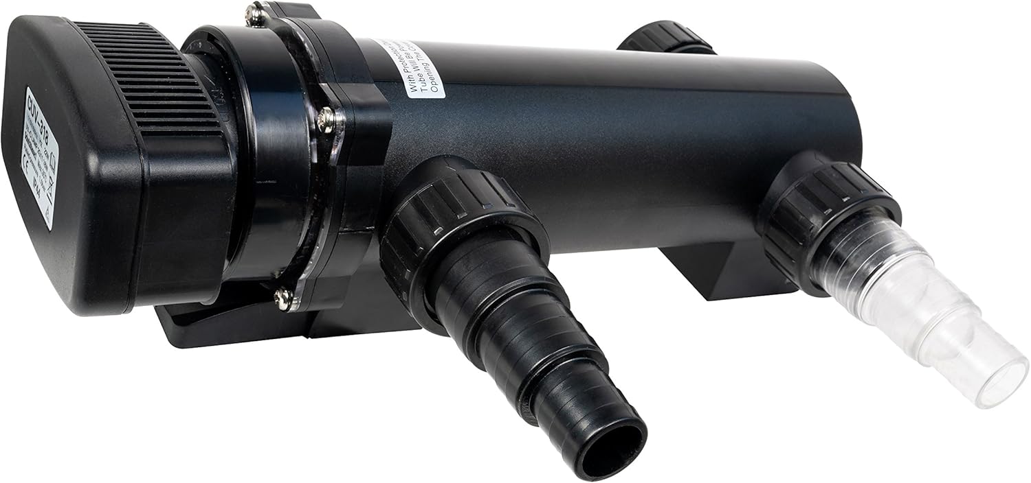 18W Non-Submersible UV Ultraviolet 14" Light Clarifier Lamp Filter for Aquarium Koi Pond Fish Tank