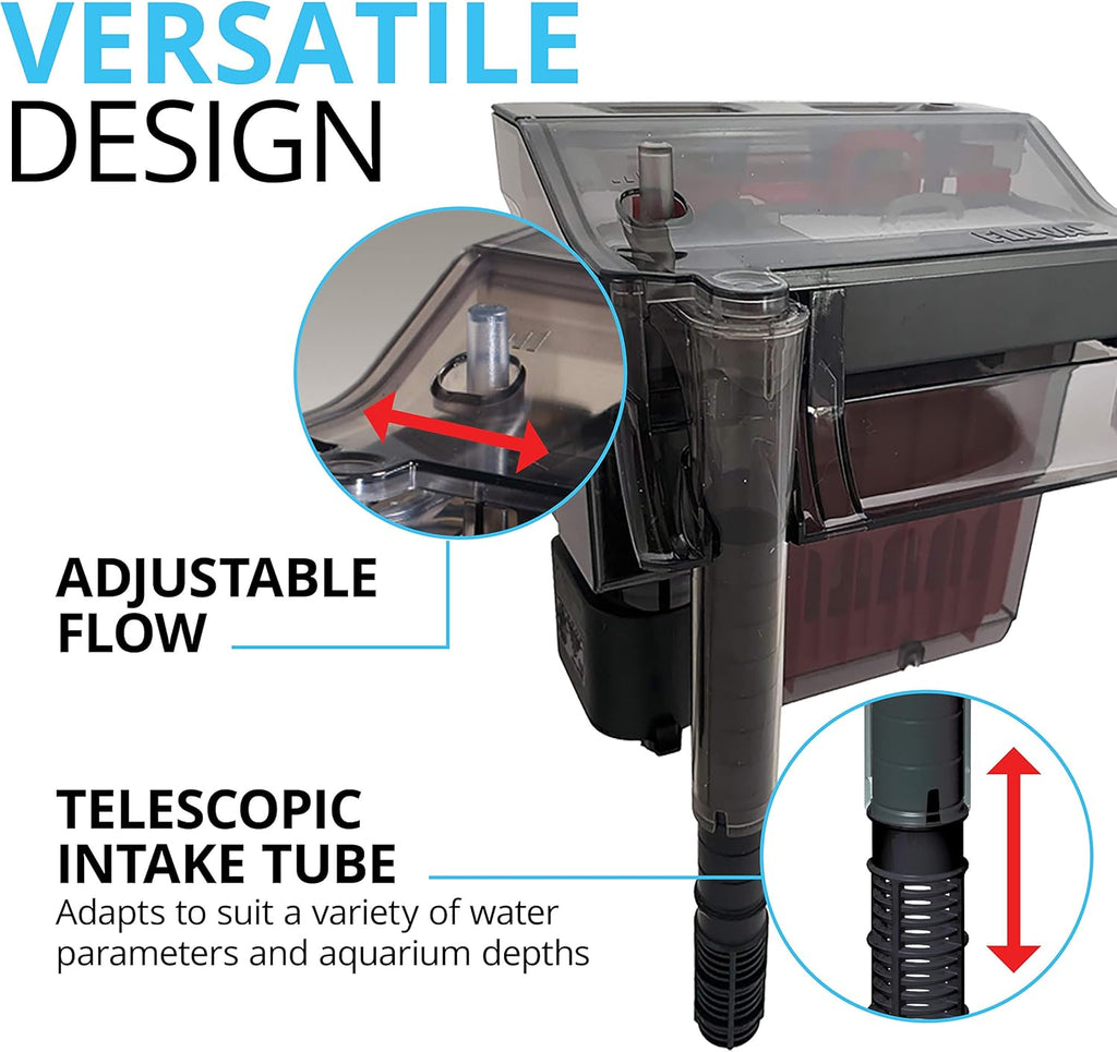 Fluval C3 Power Filter, Fish Tank Filter for Aquariums up to 50 Gal.