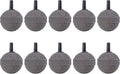 Air Stone Bubble Diffuser Ball - for Aquarium Air Pump and Fish Tanks, Gray, Pack of 10pcs