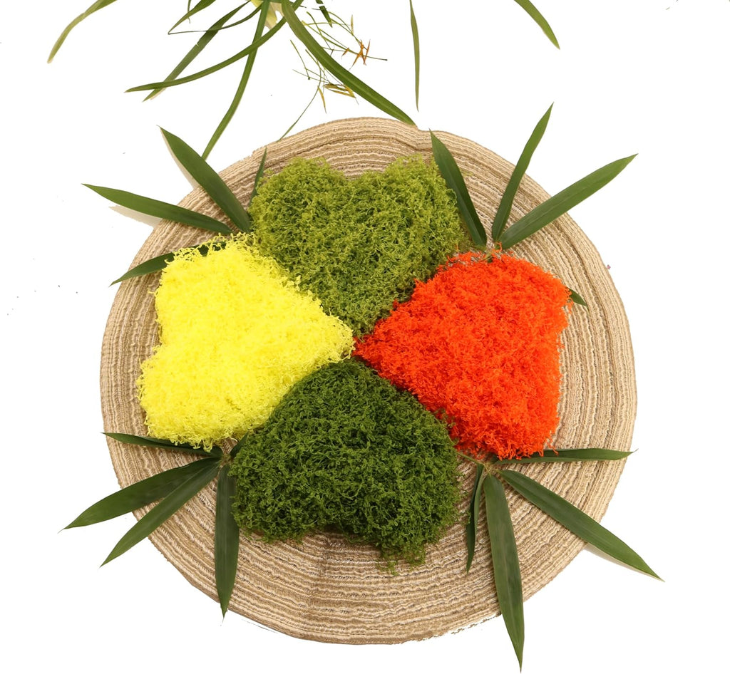 Dark Green Simulated Moss, Artificial bryophytes, Suitable for Moss Decoration, Green Craft, DIY Gardening Art, Garden Christmas and Easter Decoration(2.1OZ)