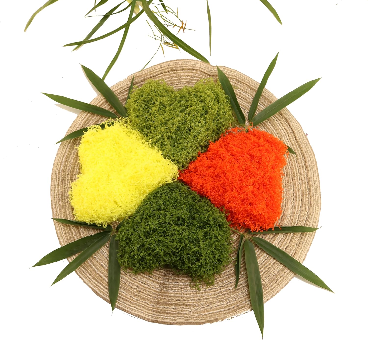 Dark Green Simulated Moss, Artificial bryophytes, Suitable for Moss Decoration, Green Craft, DIY Gardening Art, Garden Christmas and Easter Decoration(2.1OZ)