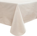 Heavy Duty Vinyl Tablecloth with Flannel Backing Waterproof Oil-Proof Plastic Table Cloth Stain-Resistant Wipeable Rectangle or Square Table Cover for Indoor and Outdoor (Weaving, 60X102 Inch)