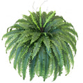 Artificial Ferns for Outdoors & Indoors, 51in Fake Fern Large Plants with 66 Fronds, UV Resistant Faux Greenery Suitable for Entrance Planter Porch Garden Hall Home Office Decor