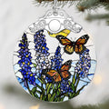 Lavender Butterfly Christmas Ornaments: Christmas Tree Ornaments, Holiday Decor for Flower Lover, Stocking Stuffers, Gift Ideas, Xmas Gifts & Gifts for Butterfly Lover