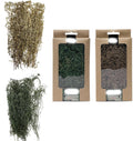 Cayway 2 Pack Miniature Shrubs Model Bushes 2 Color Long Shrub Vegetation Groups Model Grass Tufts for DIY Architecture Building Model Railway Train Diorama Garden Scenery Landscape Layout