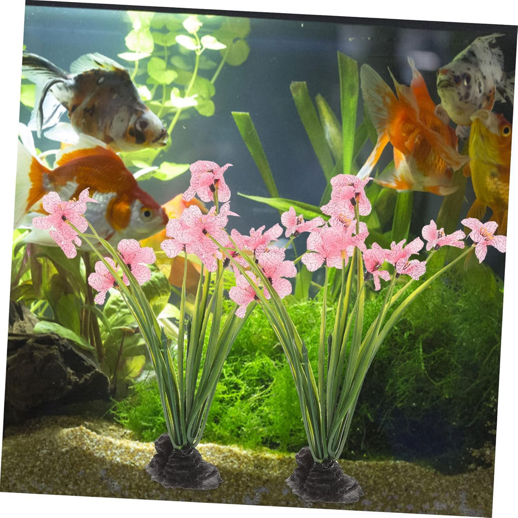 NOLITOY 6 Pcs Aquatic Plant Fish Tank Small Fish Tank Plant Decoration Decorative Aquarium Compact Aquarium Realistic Decor Realistic