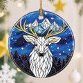 Deer Christmas Tree Decorations, Christmas Ornaments, Keepsake Ornaments, Holiday Decor, Xmas Gifts, Gifts for Deer Lovers & Animal Lovers