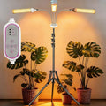 Grow Lights for Indoor Plants Full Spectrum, LED Plant Light with Stand, Adjustable Height, 4/8/12H Timer, 10 Dimmable Levels & 3 Lighting Modes (270 LEDs Stand)