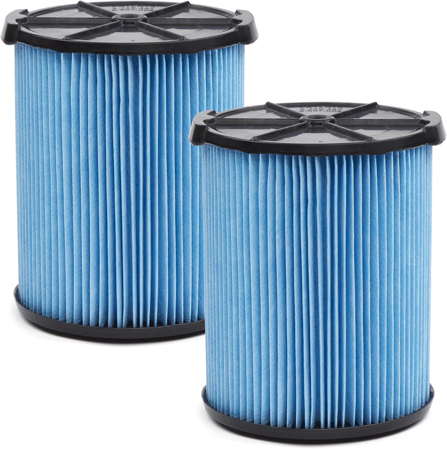CRAFTSMAN CMXZVBE38776 Genuine Fine Dust Wet Dry Vac Replacement Vacuum Filter for Most 5 to 20 Gallon CRAFTSMAN Shop Vacuums, Easy Installation and Traps Fine Particles, 2-Pack