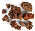 LANDEN Maple Leaves Stone Natural Rocks (18lbs, 3~9 inches,9pcs) for Aquarium, Paludarium, Terrariums, Decorative of Forest Creeks, lakesides, and Streams