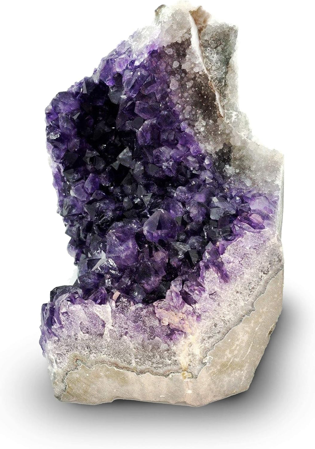 Large Natural Amethyst (8 lb to 10 lb) Crystal Clusters Stone from Uruguay Raw Geode Quartz - Deep Purple Color