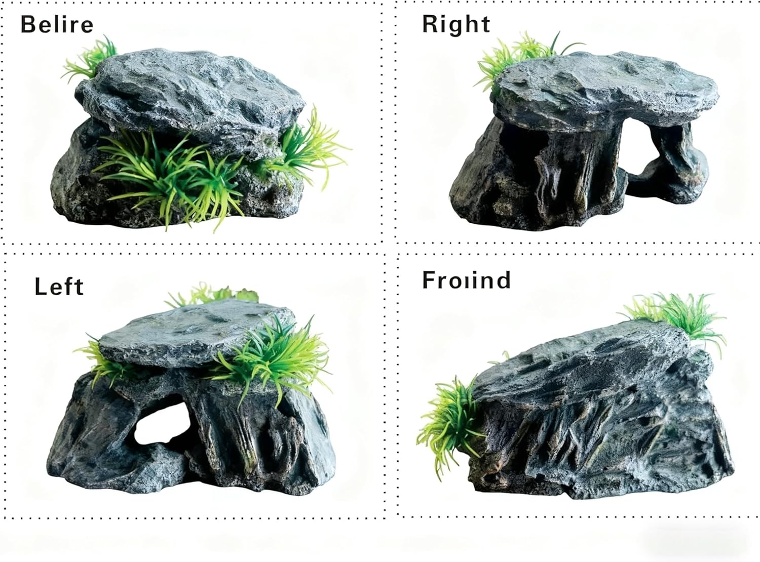 Betta Fish House Aquarium Decor,Resin Hollow Tree Trunk Cave, Ideal for Small Fish, Shrimp & Reptiles, Fits Various Aquarium Sizes