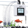 USB Rechargeable Portable Aerator Fish Tank, Battery Powered Silent Air Pump Aquarium Bubbler for Bait Bucket 2.5w, Fishing Oxygen Pumps for Outdoor, Power Outages