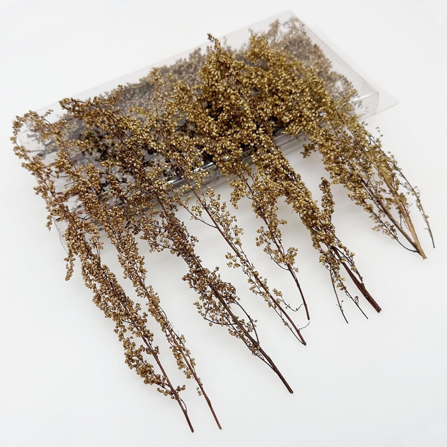 Woohome Miniature Static Grass Model Wheat Model Grass Tufts Static Artificial Grass for Train Landscape Railroad Scenery (Color 11)