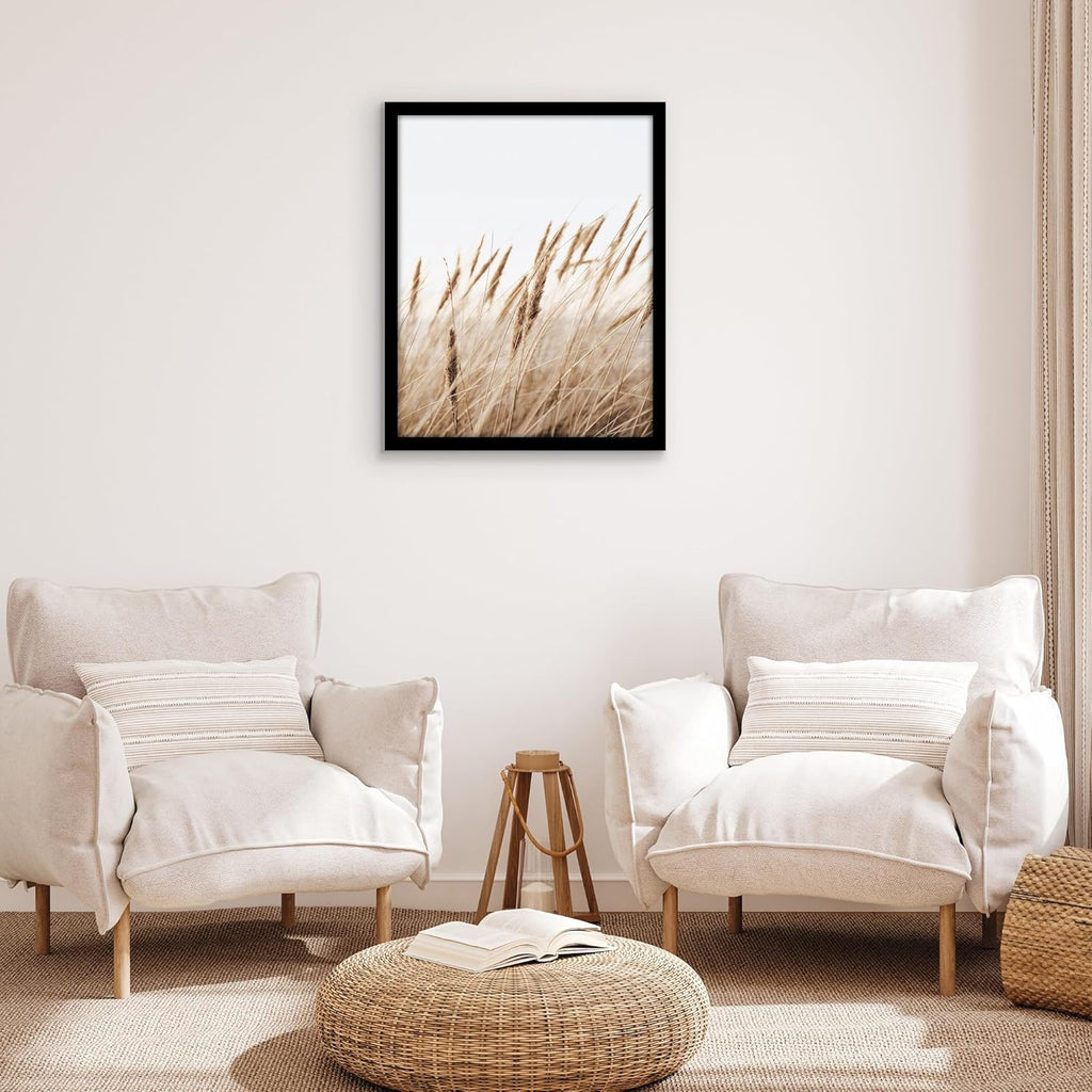 Americanflat 23x29 Poster Frame with Polished Plexiglass - Black Picture Frame - Wide Photo Frames Made of Engineered Wood for Vertical or Horizontal Wall Display - Epic Collection - Black