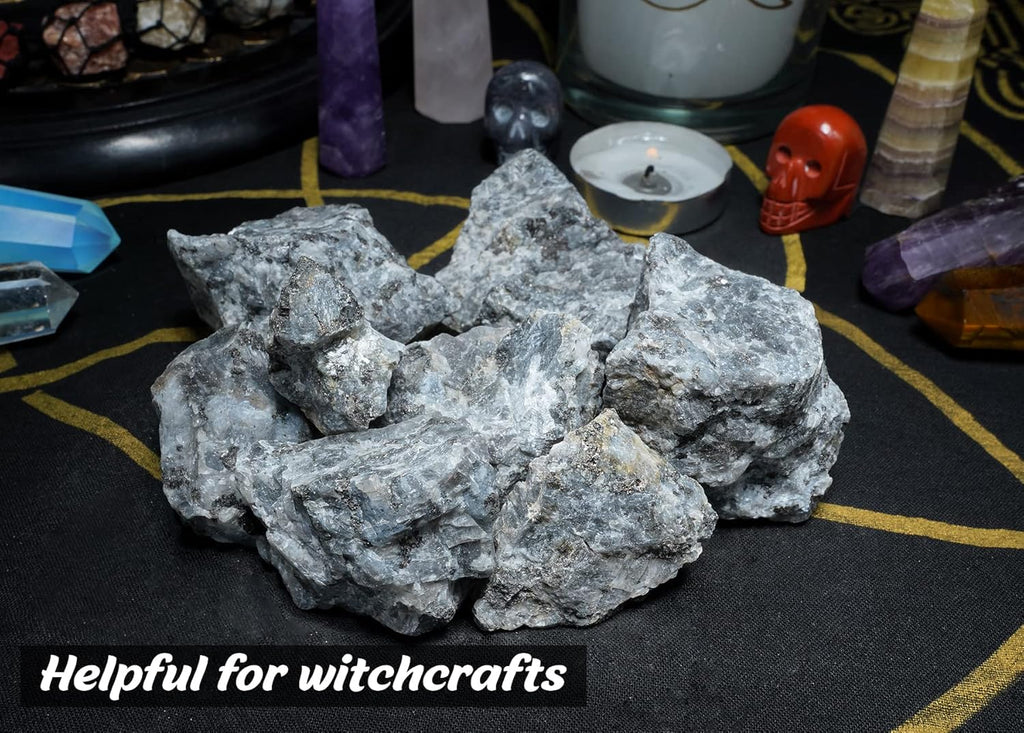 Crocon Larvikite Rough Bulk Natural Stone Raw Gemstone Tumbling Cabbing Polishing Gem Mining Energy Generator Chakra Balancing Reiki Healing Good Luck Home Office Decor Weight :-1Lb Approx
