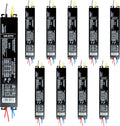 OHLECTRIC 10 Pack - Replacement for Sylvania Ballast QTP4X32T8/UNV ISN-SC, Philips ICN-4P32-N, Keystone KTEB-432-UV-IS-N-P, for 4 Fluorescent T8 Lamps - 120-277V - 32 Watt